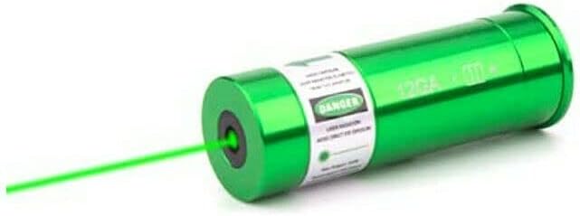 Miniatura 2 de Calidad premium, láser rojoverde, mira de diámetro del cartucho de barril de calibre 12, visor para escopetas de 12ga con botón de encendidoapagado