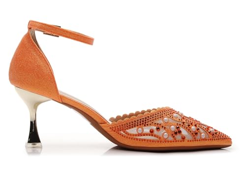 VenusCelia Women's Shining Lady Slingback Pump Shoe3