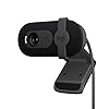 Logitech Brio 101 Full HD 1080p Cámara web para reuniones, transmisión, escritorio, portátil, PC, micrófono integrado, obturador, funciona con Zoom, Microsoft Teams, el nuevo modo GameChat de Nintendo