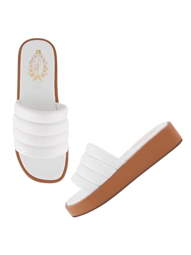 Shoetopia Womens P-97 White Flat Sandal-6 Kids UK (P-97-White)-EU39 (B0D14GZL7X) Amazon Price History, Amazon Price Tracker