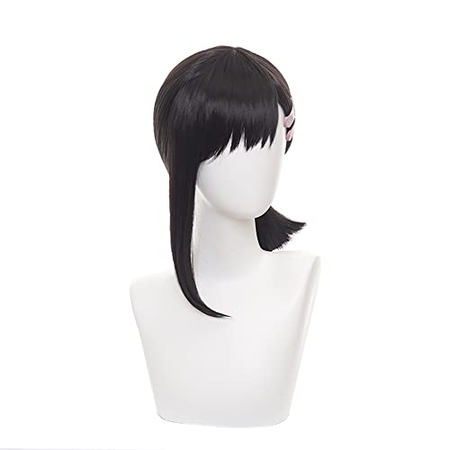 Anime Cosplay Wig for Chainsaw Man Cosplay Wig + Free Wig Cap (Higashiyama Kobeni) - Image 3