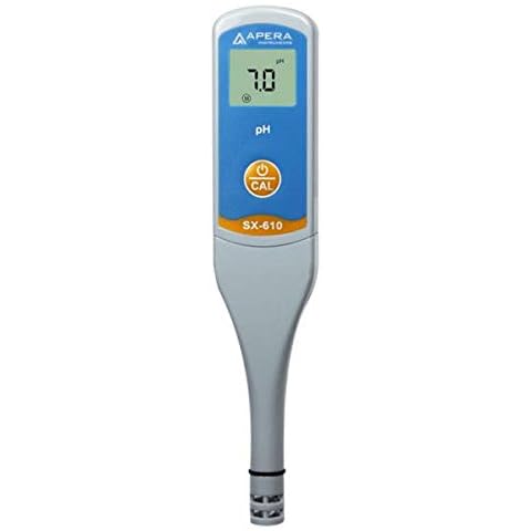 Apera Instruments SX610 pH-Meter (pH ±0,1 Genauigkeit, Messbereich pH 0-14, Temperaturanzeige, wasserfest, kompakt) Cover