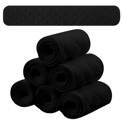 Image of Toulite 6 Pcs Cotton Bra Liners Boob Sweat Pads 3 Layer Rectangle Under Bra Pads Sweat Liners for Women Sweating Supplies