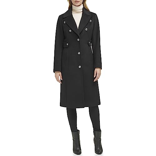 Kenneth Cole Military Wool Overcoat
