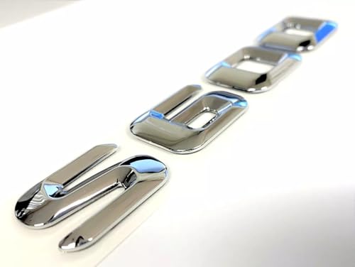 Image of 1x 1996-2013 S600 s 600 Letter Rear Trunk Nameplate Emblem Badge Numbers Decal Sticker (Silver)