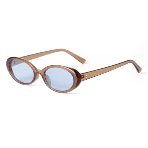 Lunettes de soleil ovales style vintage finition soignée et verres protecteurs UV400