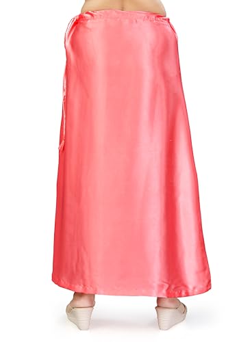 Image of Madhu Fashion Women's Satin Saree Petticoat Saree Underskirt
