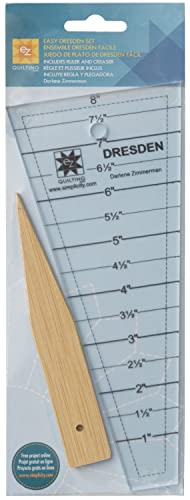 ez quilting rulers - EZ Quilting 882700 Easy Dresden Quilt Tool Set