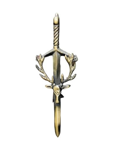 Scottish Kilt Pin Stag Head Antique Kilt Pin