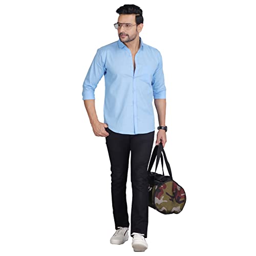Image of Man Slim Fit Cotton Casual Shirt