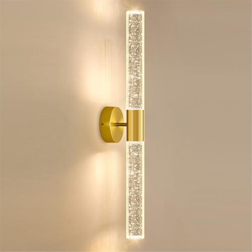 Image of Lamp master Round Acrylic Luxurious LED Wall Light for Mirror, Wash Basin, Bedroom, Hotel Passage, Living Room | Soft & Bright White LED Lighting - 1 Pack (Crystal Bubble wall Light, Pack of 1)