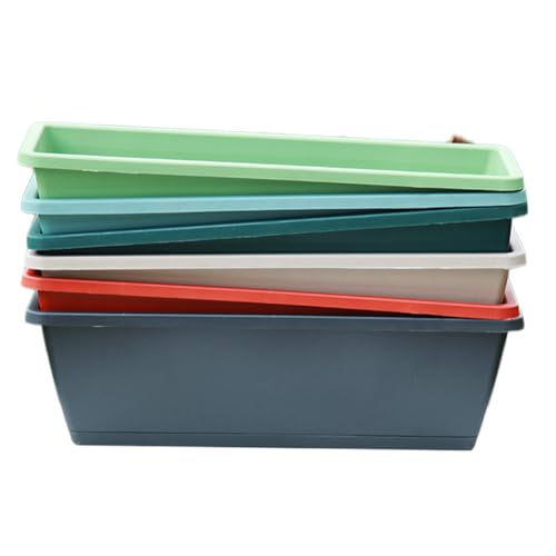 Mini Fioriere In Plastica, Confezione Da 24 Vasi Impilabili, 4 Colori, Diametro 6 Cm, Per Piante Grasse E Piccoli Fiori