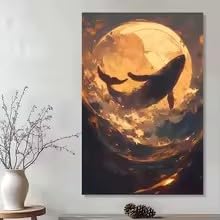 MAIMANG 1-teiliges Leinwandbild, atemberaubende und erschwingliche Dekorationsbilder, Poster und Drucke, für öffentliche Räume, Schlafzimmer, Wohnzimmer (80 x 120 cm/Innenrahmen)