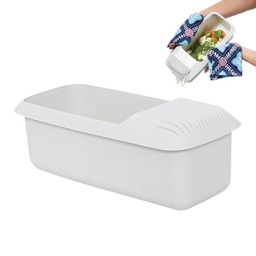 Vegetal Pasta Coachadora: Filtro De Servidor De Pasta, Vapores De Vegetales Duraderos | Contenedor Rápido De Todo En,Cena Sin Bote Para Comidas Caseras Sin Esfuerzo, Experiencia Saludable De Prep