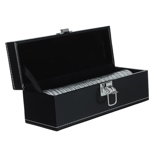 Boîte à monnaie transparente pour 20 pièces de collection 39 mm