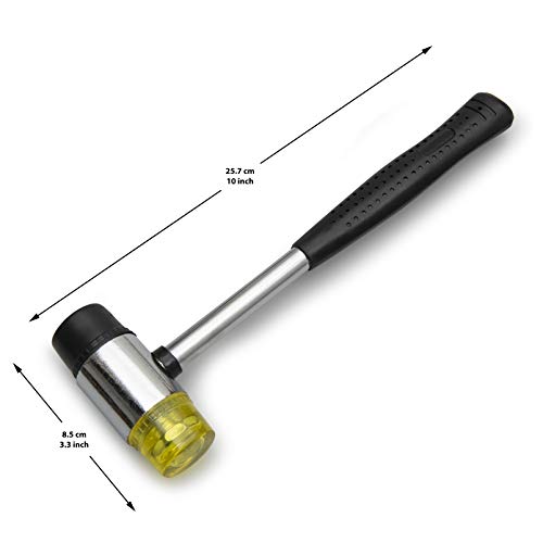 ideacoup Laminate Wood Flooring Installation Kit with Reinforced Double Faced Mallet, Heavy Duty Pull Bar - Image 3