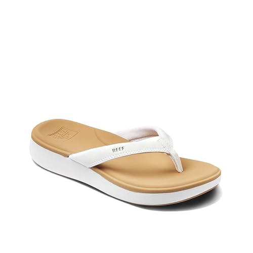 Reef Cushion Cloud, Chanclas Mujer, Blanco Tostado, 37.5 EU