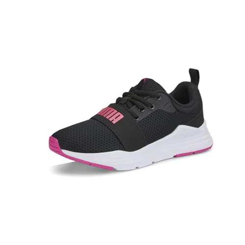 PUMA Kids Girls Wired Run Lace Up Sneakers Shoes Casual - Black - Size 6.5 M2