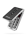SweetLink Telefono Cellulare per Anziani con Tasti Grandi, GSM Flip Telefoni Cellulari per Anziani, Volume Alto, Funzione SOS, 2.4" Display, Contatti con Immagini, Incompatibile con iliad, Nero