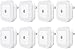 Sycees Plug in LED Night Light Lamp with Dusk to Dawn Sensor for Bedroom, Bathroom, Kitchen, Hallway, Stairs, Daylight White, 8-Pack