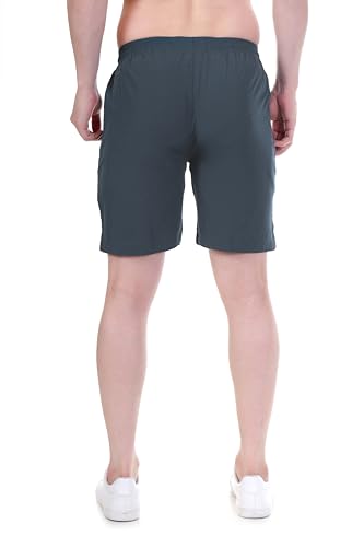 Image of Sports Shorts for Men, Athletic Running & Gym Shorts with Zip Pocket, Regular Fit Training Shorts