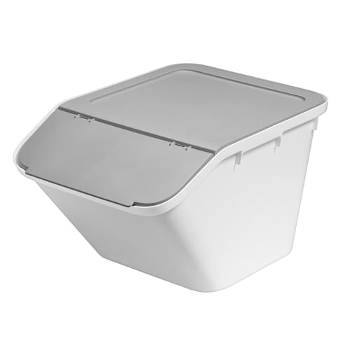 Bac superposable en plastique recyclé 37 litres