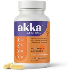 AKKA - Akkermansia Probiotic Liver Cleanse Detox & Repair - Liver Health Supplement for Energy, Digestion & Metabolism with Akkermansia Muciniphila (AKKA Superbiotics), Non-GMO, Gluten-Free, 60 Caps