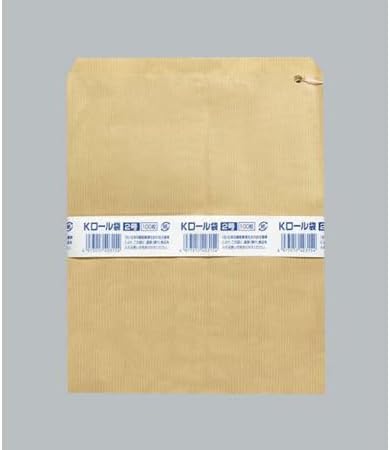 福助工業 角底袋 Kロール袋 紙袋 K2号 1ケース 500個&times;10セット入 0180114