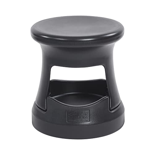 Image of ECR4Kids Active Storage Wobble Stool, 15in Seat Height, Children's Furniture, Black