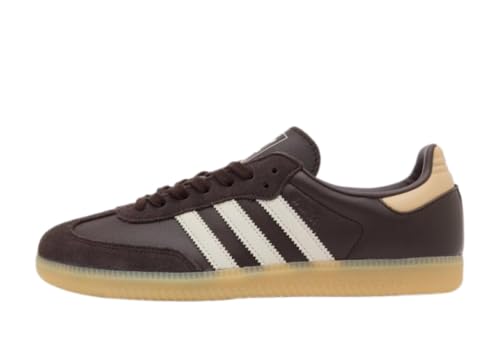 Image of adidas Originals Samba Mens Sneakers, Aurora Coffee /Chalk White /Magic Beige, 9