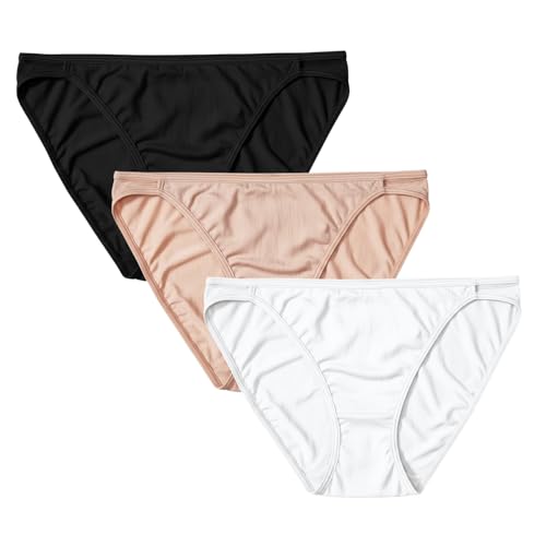 Vanity Fair de la mujer 3 Pack iluminación string bikini Panty 18308