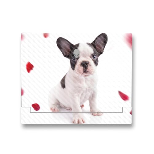 Image of MightySkins Carbon Fiber Skin Compatible With Alienware X14 R2 (2023) Full Wrap Kit - Furry Frenchie | Protective Durable Textured Carbon Fiber Finish | Easy To Apply & Change Styles | Made in the USA