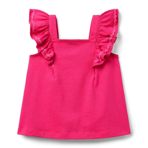 Janie and Jack Girls Pink Ricrac Top (Toddler/Little Big Kid)2
