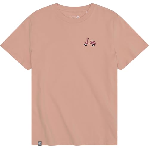 T-shirt Roller Bavarian Caps Femme Pfirsich S top mode col rond rose