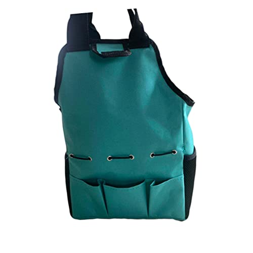 Angoily Garten Werkzeug Tasche Oxford Stoff mit Mehreren Fächern Handtasche für Gartengeräte Organizer für Gartenwerkzeug Tragbar mit Griffdesign Aufbewahrungslösung für Gartenarbeit