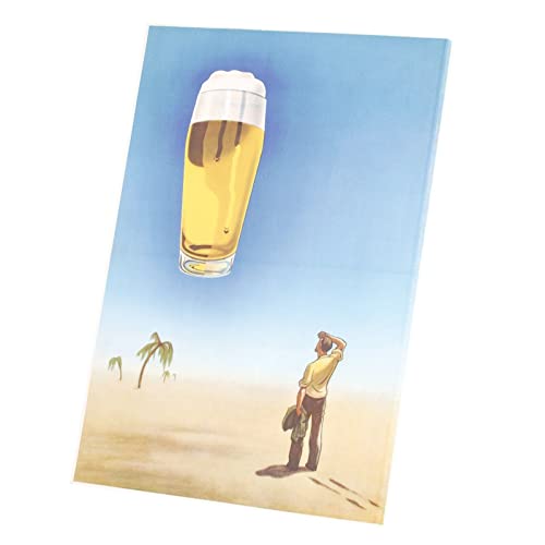 Tableau Décoratif Bière Mirage pour Remplacer un Mur Vide par un Style Vintage