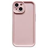 Puxicu Slim Case for iPhone 14, Enhanced Camera Protection, Shockproof Skin-Friendly Touch Soft Case Cover for iPhone 14 Phone 6.1 inch, Light Pink