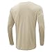 Men Long Sleeve Henley Shirs Fashion Soild Button Cotton Tees Casual Crewneck Basic Workout T Shirts (X-Large,Apricot)