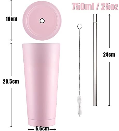LATERN Iced Coffee Tumbler with Lid and Straw - Image 4