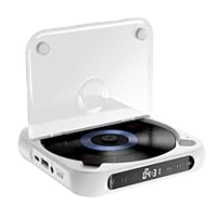 Hoite Externer tragbarer CD-Player fürs Auto, AUX-Anschluss, USB-Verlängerungskabel, universeller USB-CD-Auto-Player für Fahrzeug, Laptop, Fernseher, Computer, Android 4.4 und höher