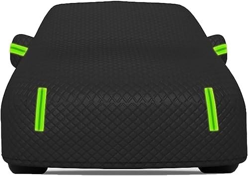 Funda completa para coche, protección contra granizo, compatible con Dacia Sandero 3 Stepway 2020-2025, protección solar, protección contra granizo, 5 capas de algodón, color blanco plateado