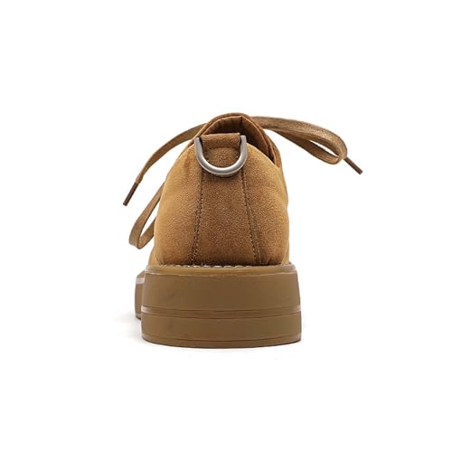 Men's Lace Up Leather Formal Shoes with Non Slip Rubber Soles, Suitable for Outdoor Sports Shoes Such as Walking andJogging3