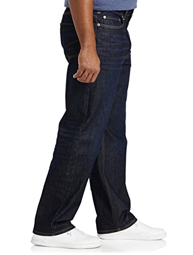 True Nation by DXL Men's Big and Tall Refined Blue Relaxed-Fit Jeans, Refined Blue3