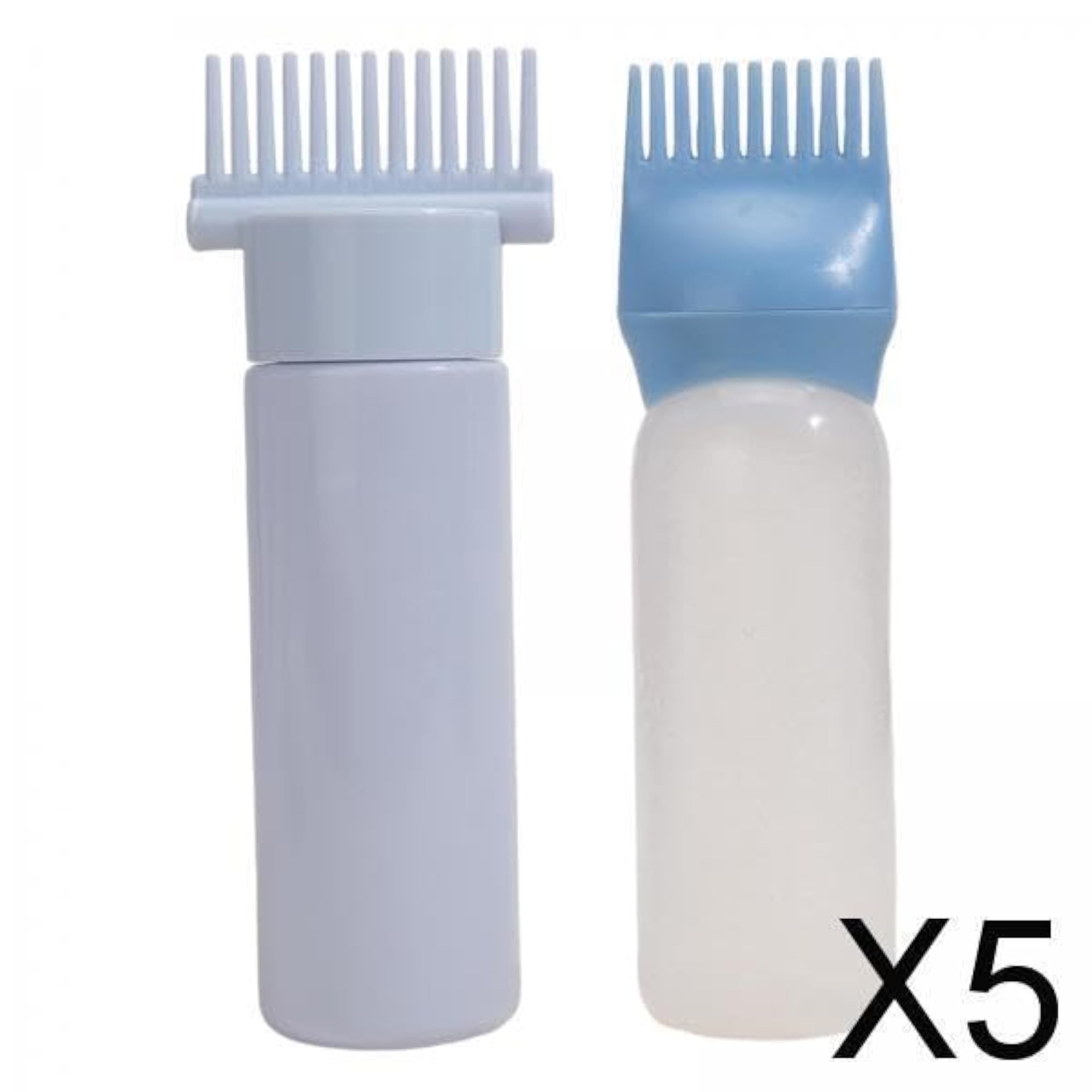 5x2x Root Comb Applicator Bottles for Hair Dye