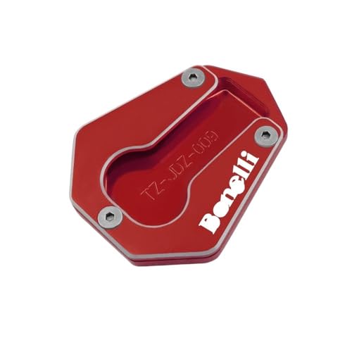 Plaque de support béquille moto TRK502X finition haut de gamme en alu CNC