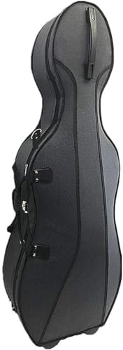 New 4/4 Gray Color Cello Foamed Case with Two wheels/Extra one Rosin