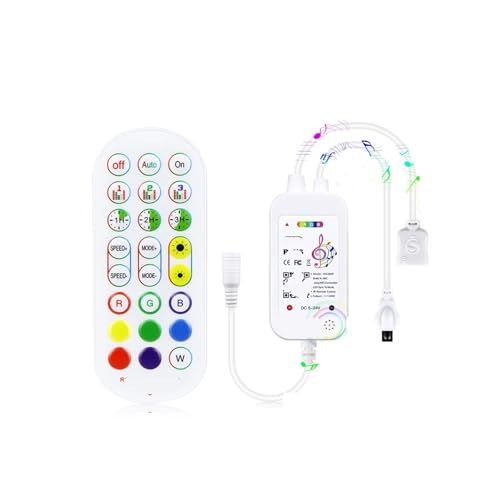 Atenuador LED inteligente controlador DC RGB 12V para tiras 5050 y 2835