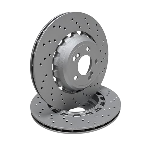 Callume 2x Bremsscheiben Ø 370mm hinten Kompatibel mit BMW 2er M2 F87 3er M