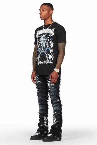 Men's Garson Painter Stacked Flare Jean4