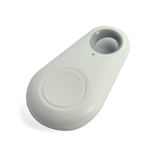ÁpexTech Rastreador Localizador Anti-Pérdida Inalámbrico para Movíl iOS,Android 4.3 y Mascotas,iPhone 4/4s/5/5s/5c/6/6s/6 plus,iPad,iPod,Samsung,LG,Sony,ect Blanco con Alarma Inteligente Bluetooth 4.0 Inalámbrica